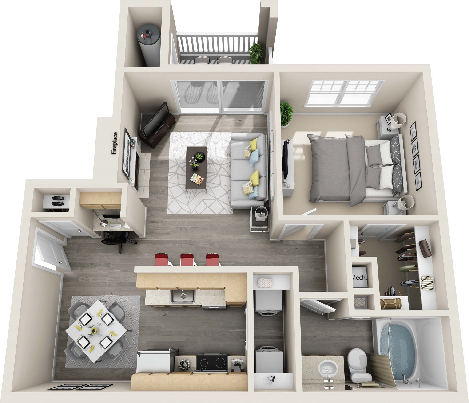 The Ashborough_Ashburn VA_Floor Plan_Stylish 692 sqft_One Bedroom One Bathroom The Ashborough_Ashburn VA_Floor Plan_Stylish 692 sqft_One Bedroom One Bathroom
